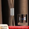 No-Drill Magnetic Stainless Steel Blackout Curtain Buckle with Strong Adhesive-Free Closure