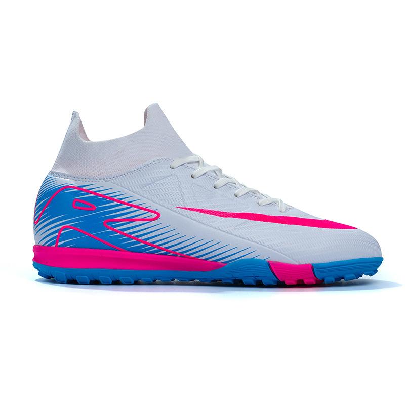 

Football shoes for boys and girls new fly-woven breathable sports shoes broken nails non-slip European Cup men s and women s game shoes 32