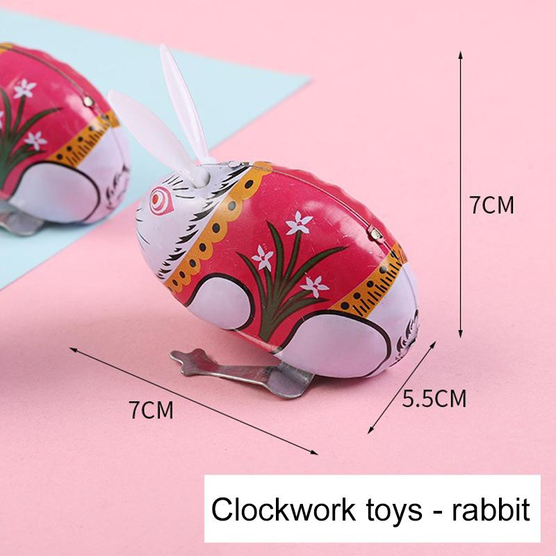 Zabawki na nakręcanie Żaba Królik Mysz Kogut Symulacja Piękny Kolor Zabawki Puzzle dla Dzieci Prezenty na Imprezę Nagrody na Spotkania Konkursowe TMZ