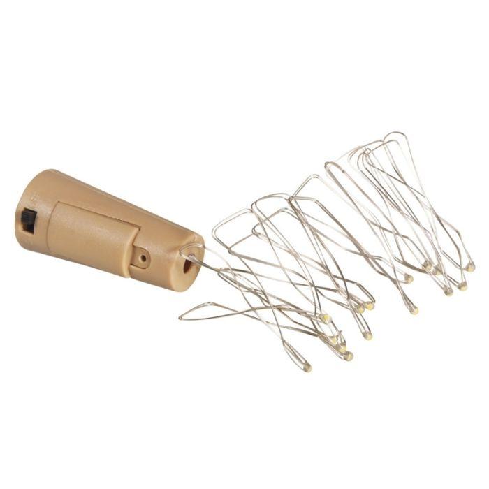 Mini LED String Lights, Caps, 1.35m, 15 LEDs, Blister 1pc.