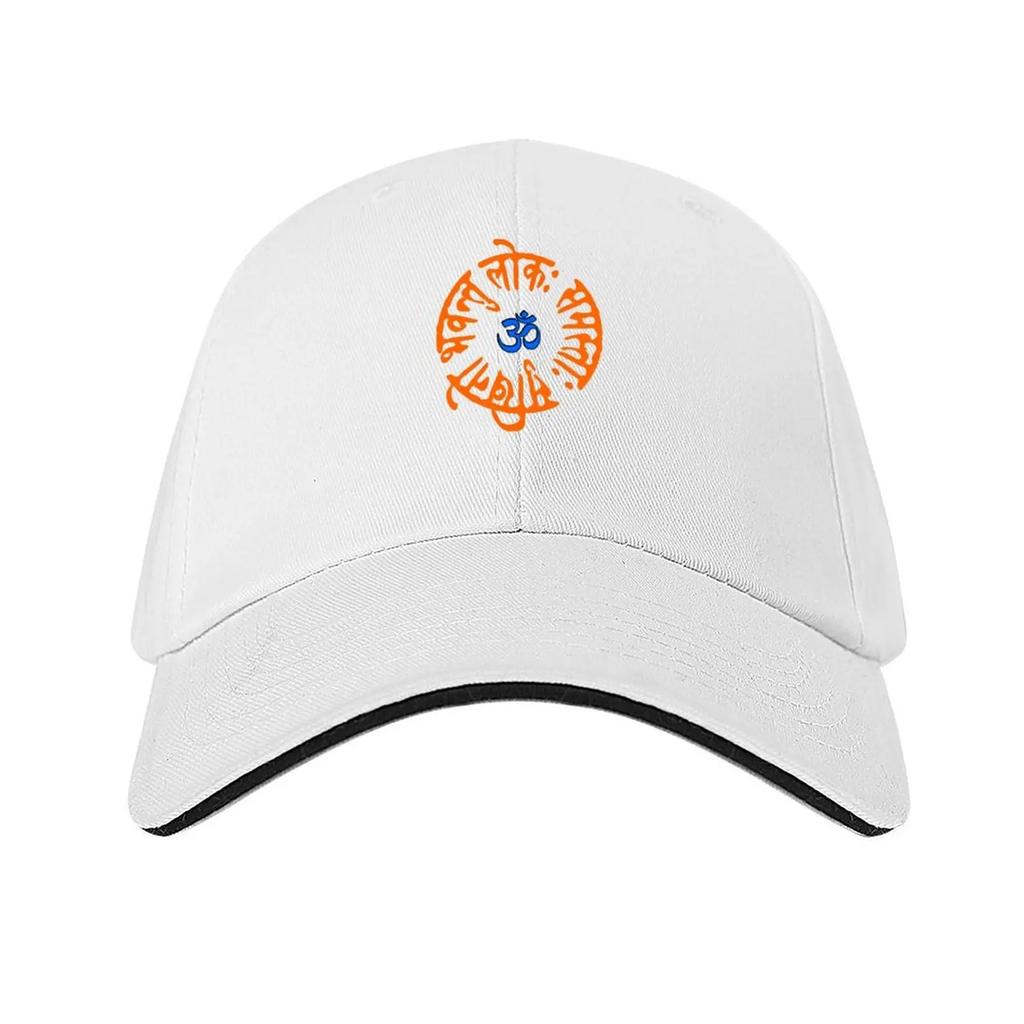 Loka Samasta Sukhino Bhavantu Baseball Cap Sun Cap Sports Cap Icon Golf Man Womens