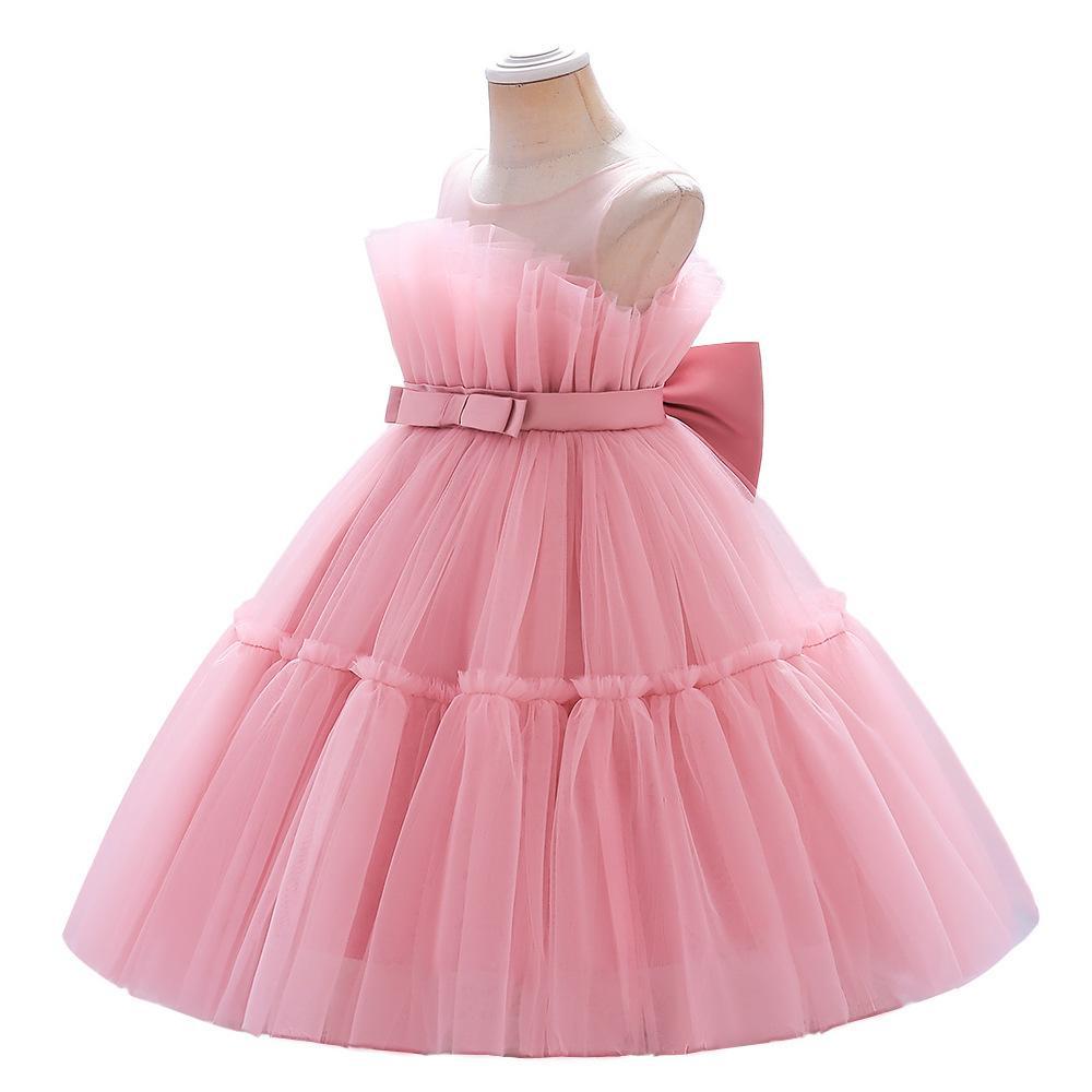 Flower Girl Dress For Wedding Baby Girl 5-10 Years Birthday Outfits Children's Girls First Communion Dresses Girl Kids Party Wear