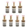 1/2" Thread Stainless Steel Mesh Hose Micro-filter Kit 4mm-20mm Garden Irrigation Car Wash Aquarium Fish Tank Water Filters 5Pcs