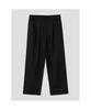 Lecture Semi-Wide Fit Elastic Waist Slacks Black