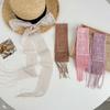 Thin Evening Party Scarves Soft Lace Neck Strap Retro Lace Wrap Scarves  Dress Decoration