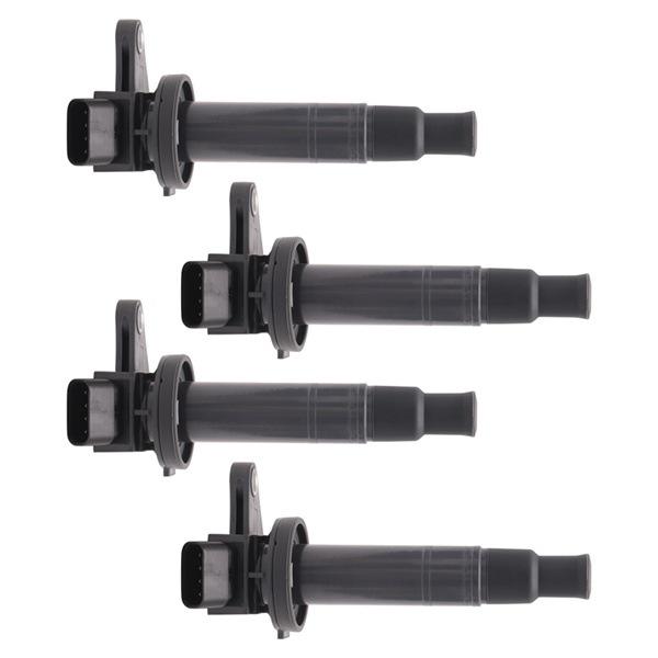 4 Pack Ignition Coils 19070BZ040 for 03-11 Toyota Avanza/Avalon/Camry