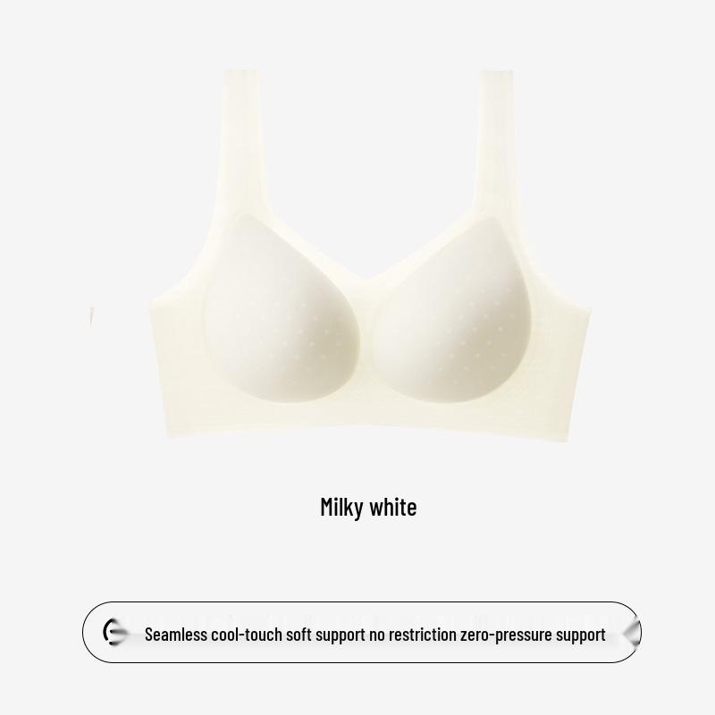 

Женский бесшовный жилет с охлаждающим эффектом, широкими бретелями и U-образной спинкой L кремовый/белый