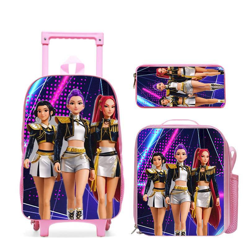 Kpop Witch Hunter Girl Group Schoolbag High Definition Printing Casual Crossing Border Lightweight Tie Rod Backpack One Piece Hair