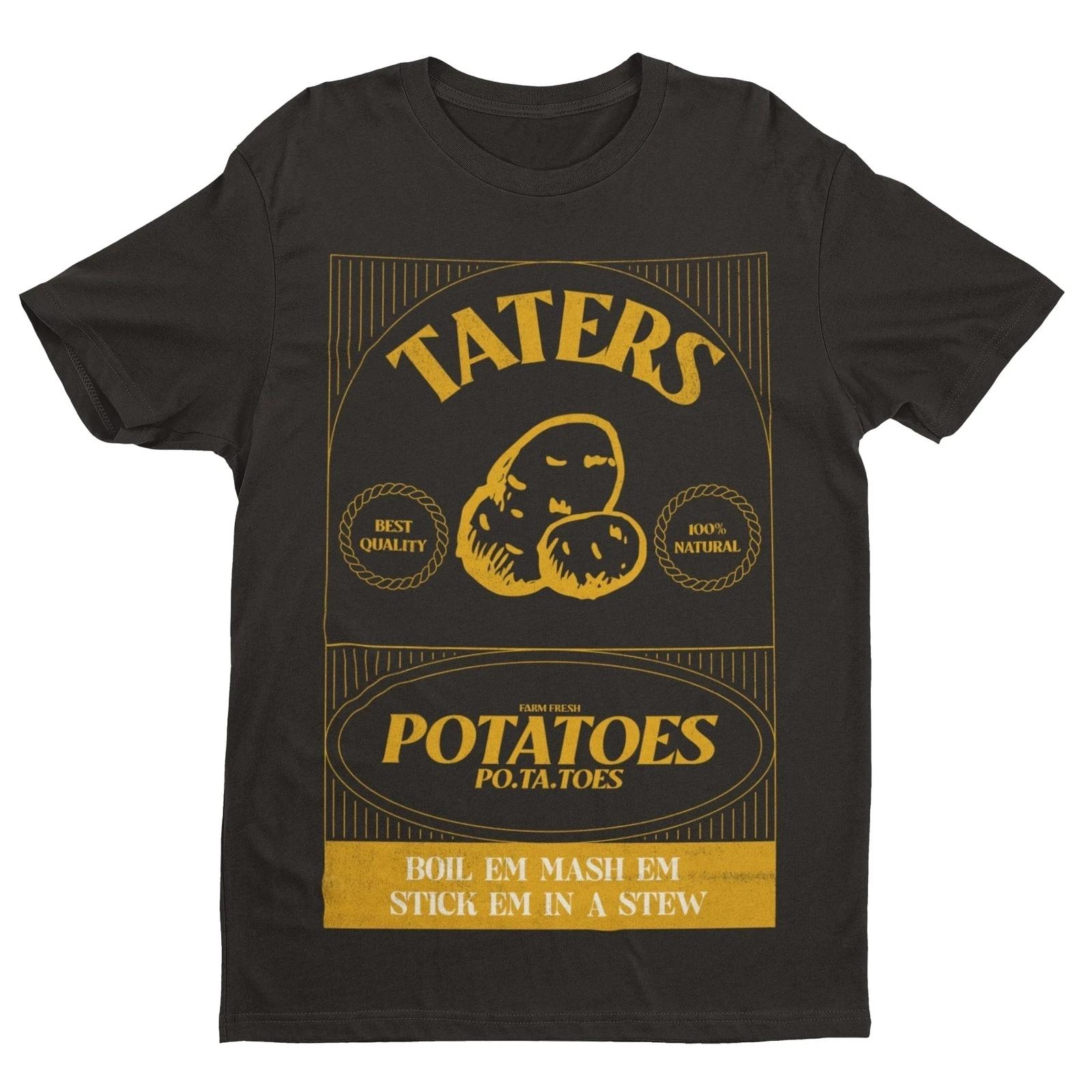 Taters Potatoes T Shirt Movie TV Rings Of Lord Funny Earth Middle Novelty Gift M