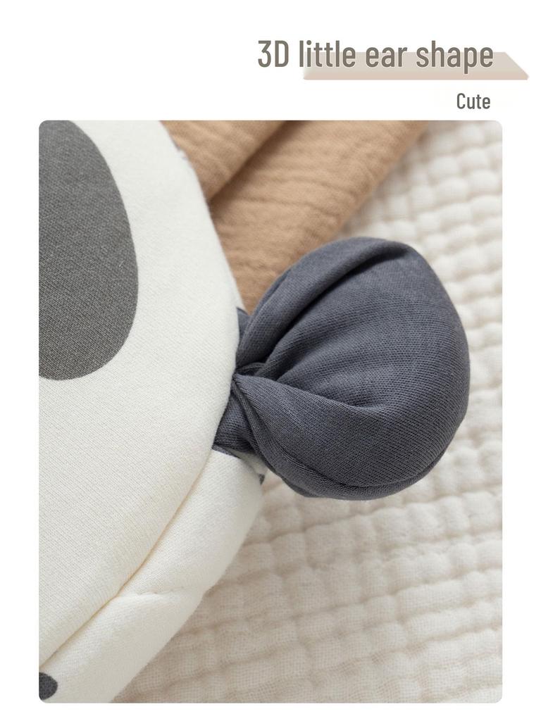 Infant Winter Cotton-Padded Hooded Romper with Mittens & Booties