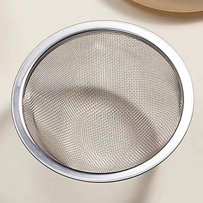 New Stainless Steel Food Strainer Colander Rust-Proof Easy To Clean Matcha Sifter Small Fine Mesh Strainer for Kitchen