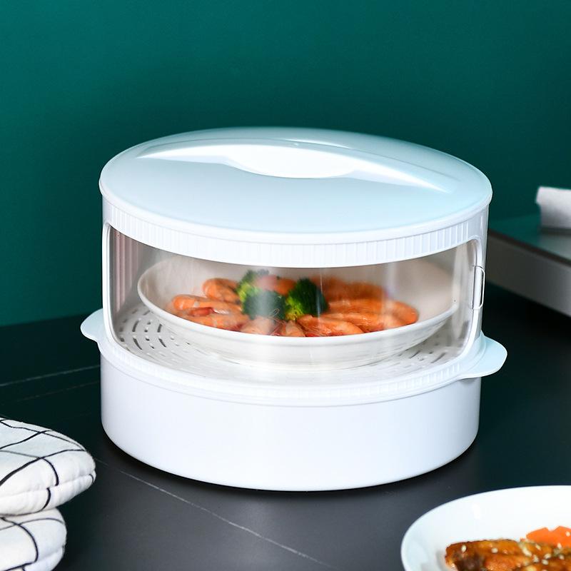 

Прозрачная изоляционная крышка для овощей Многослойная раздвижная дверь Бытовая защита от мух и насекомых Пылезащитная крышка Крышка для овощей Хранение остатков еды 1 Layer