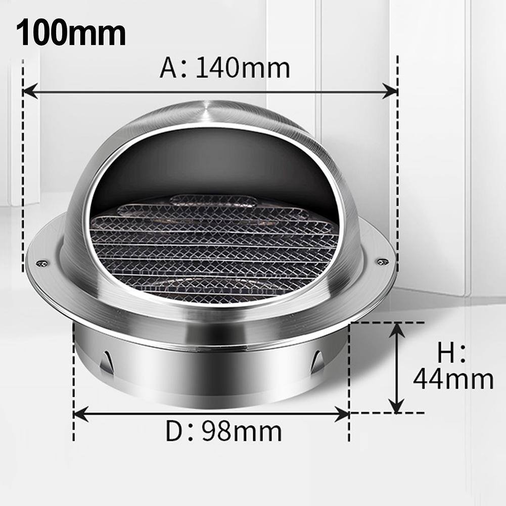 For Wall Vents Vent Cap Rainproof For Tumble Dryer Hose Stainless Steel With Pest Screens High Quality Brand New