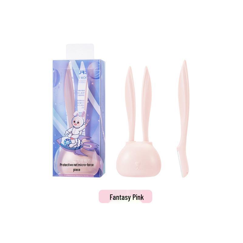 

Ослепительная бритва для бровей Dazzling Bunny Feather Touch - 2 штуки, защита от царапин, для начинающих Standard