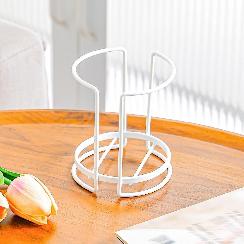 Durable Metal Cup Rack Hollow Out Design Large Capacity Cup Storage Shelf Double Layer Single Layer Cup Holder Dispenser