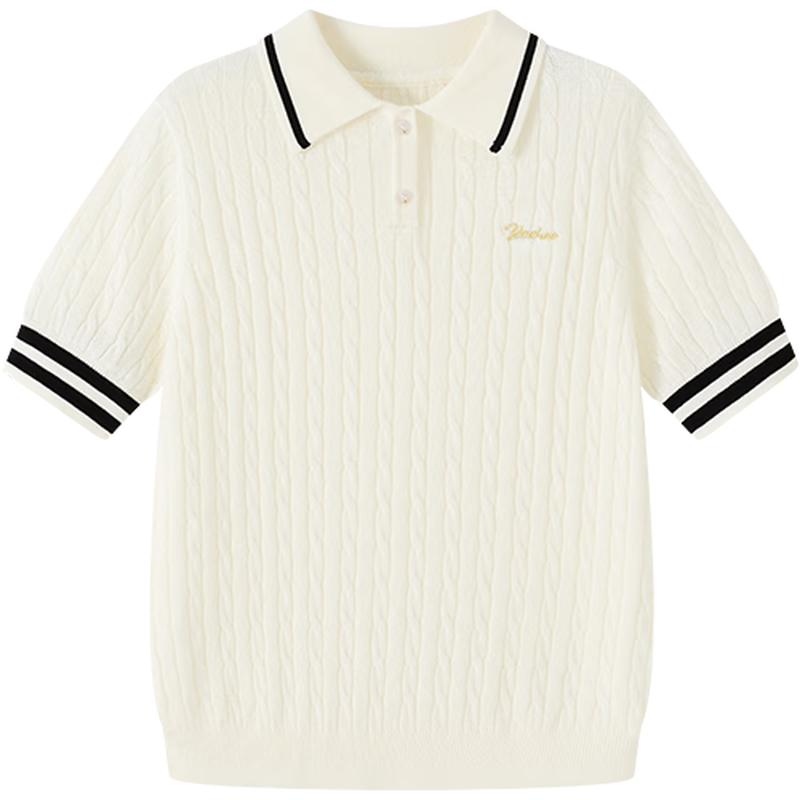 YEEHOO Girls Breathable Short-Sleeve Polo T-Shirt 120