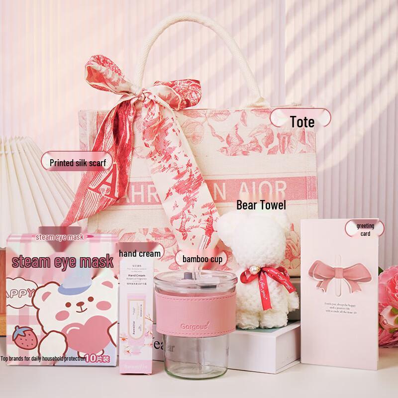 Portable Glass Straight Tumbler Gift Set