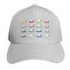 Colourful Vintage Eriba Puck Caravan Daisy Cap Fashion Casual Baseball Caps  Summer Unisex Baseball Hats Polychromatic