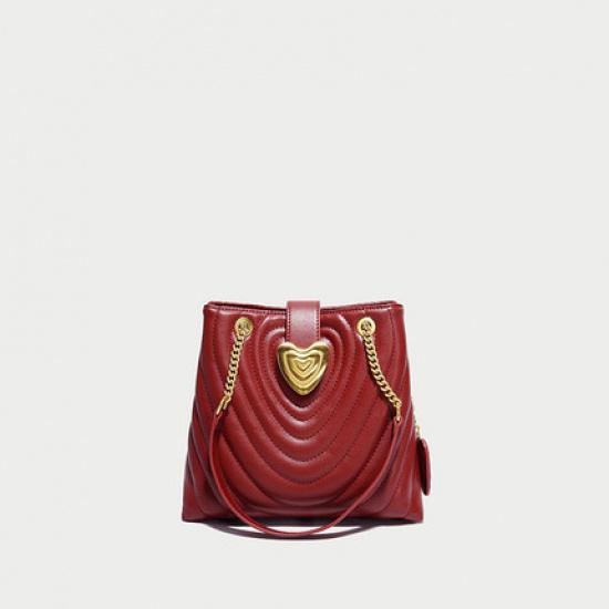 2025 Spring/Summer New Women's Crossbody Bag, European and American Vintage Genuine Leather Shoulder Bag, Popular Fashion Women's Bag Wholesale