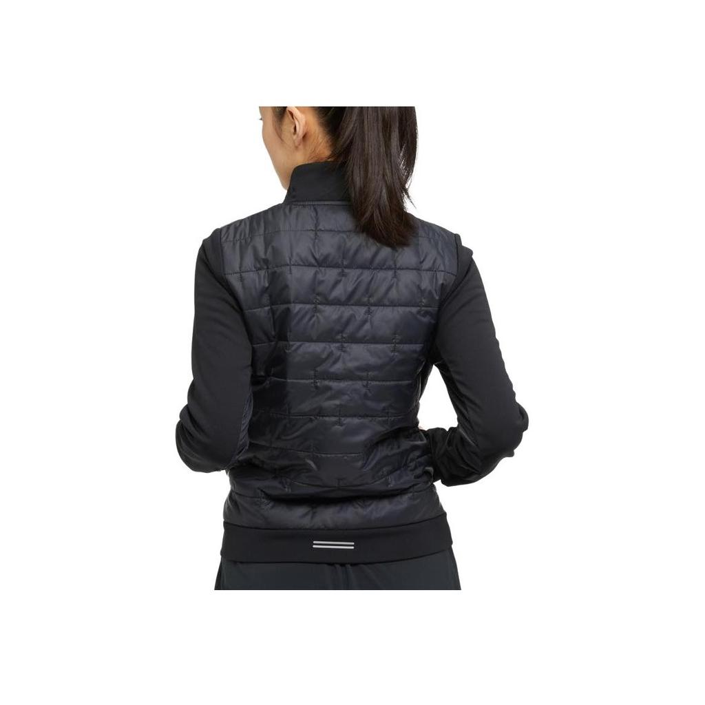 Nike Therma Fit Ensfarvet Spleiset Fritids Sport Bomullsjakke Damejakker Svart DD6062-010
