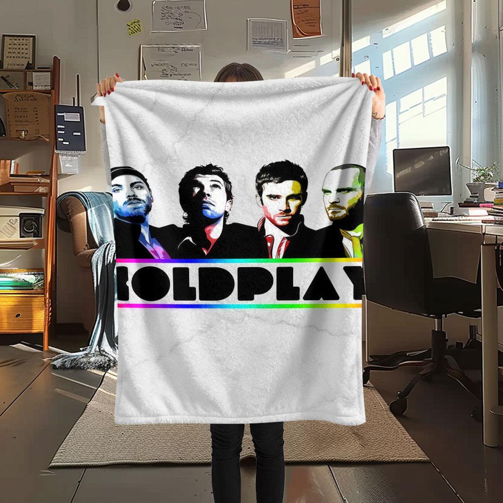 Coldplay Blanket, High quality Comfortable for All Seasons, Home Decor, Warmth and Comfort