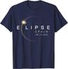 Spania Eclipsă 2026 12 August Totalitate Solară Totală 12.08.26 Tricou Unisex
