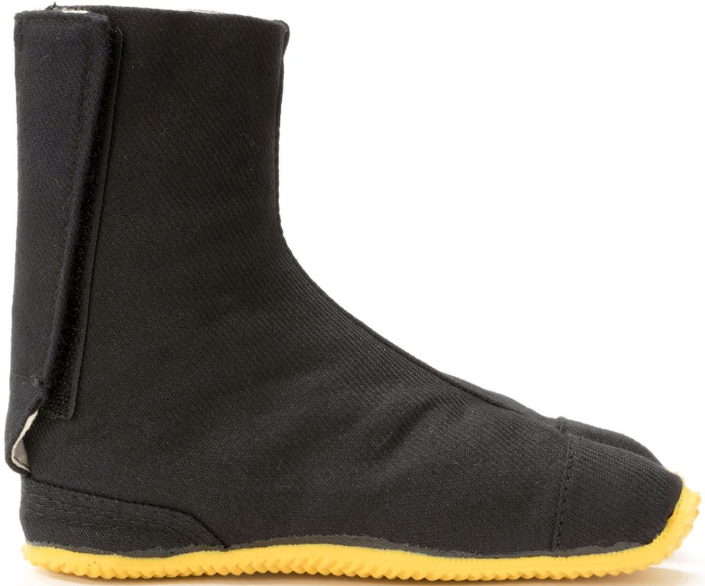 RIKIO H Sticky Tabi Kintaro Cushion (Adhesive), 5-Piece Magic Tape, Kids, Black, 21.5 Cm, HJK5MSP