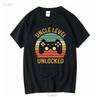 Uncle Level Unlocked T Shirt Funny Gaming Mens Gamer For Men Video Games Him Long or Short Sleeves Vintage Washed Graphic
