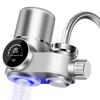 Faucet Mount Water Filtration System, LED Digital Display Faucet Tap Water Filter, NSF Certified To Reduce Chlorine Heavy Metals and Bad Taste W/13