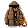 Cotton-padded Winter Cotton-padded Men's Thickened Warm Couple's Hooded Loose Version Winter Jacket Casual Outdoor Men