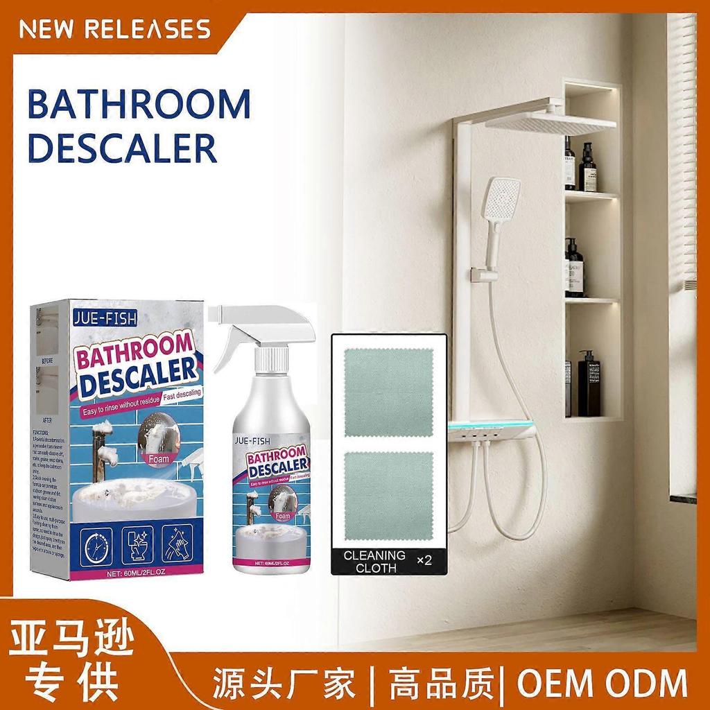 Bathroom Cleaner Toilet Bathroom Tile Glass Cleaner To Remove Dirt and Water Stains Cleaner 60ml Box