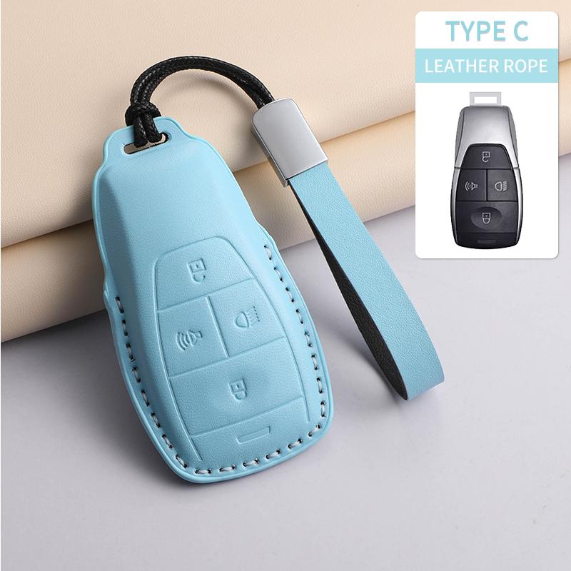 

Car Key Case Cover Fob For Baic Moto Beijing X55 X7 Bj40 Bj60 Bj90 Car Smart Remote Key Anti-Scratch Shell Keychain Accessories