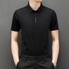 Summer Clothing Summer Casual Men's Short-sleeved Ice Silk Shirt for Young and Middle-aged People Casual Stylish Slim Shirt
