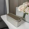 1Pc High Quality Metal Rectangular Iron Box With Lid Storage Box Cake Packaging Box Old-Fashioned Durable Buckle Iron Box