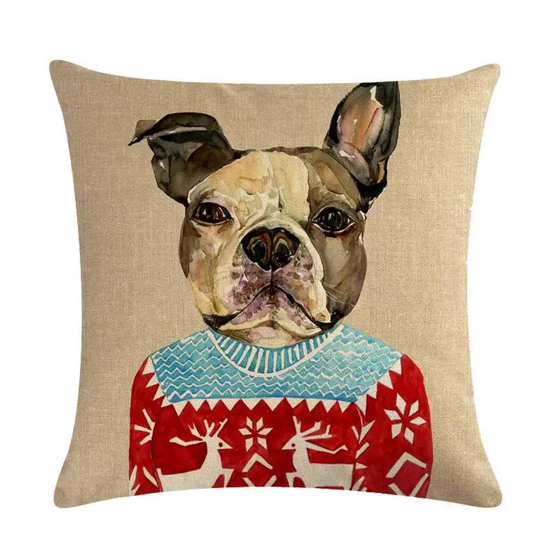 Interesting Animal Body Pillow Case Linen Seat Cover Office Home Sofa Decorative Cushion Cover 45*45Cm