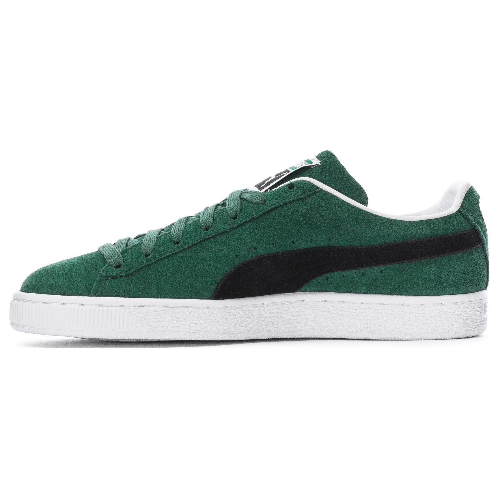 Puma Suede Classic 21 Vine Men Sneakers Green Black White 374915-67 43