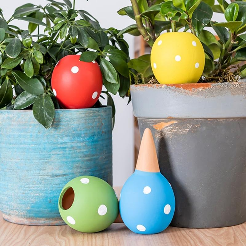 Puntas de Riego Automático Globos de Agua Cerámicos para Plantas Puntas de Riego Automático para Flores en Maceta Suculentas y Plantas de Interior