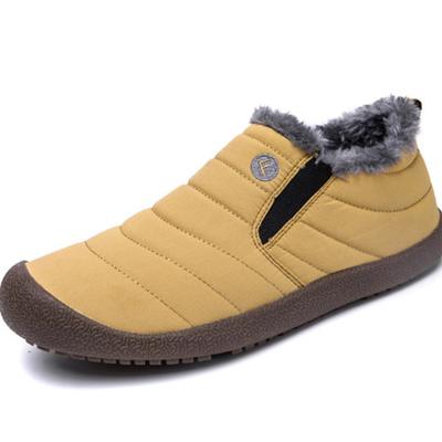Herren Herbst Winter Schuhe Weiche Mann Baumwolle Schuhe Fleece Warme Anti-Rutsch Schuhe
