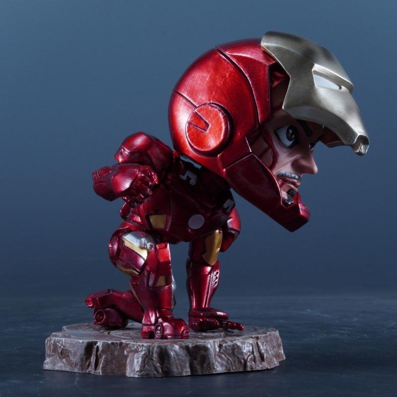 Beast Kingdom Toys  Cartoon Anime Iron Man PVC Static Figure Room Decoration Desktop Ornament Children's Toy Gift