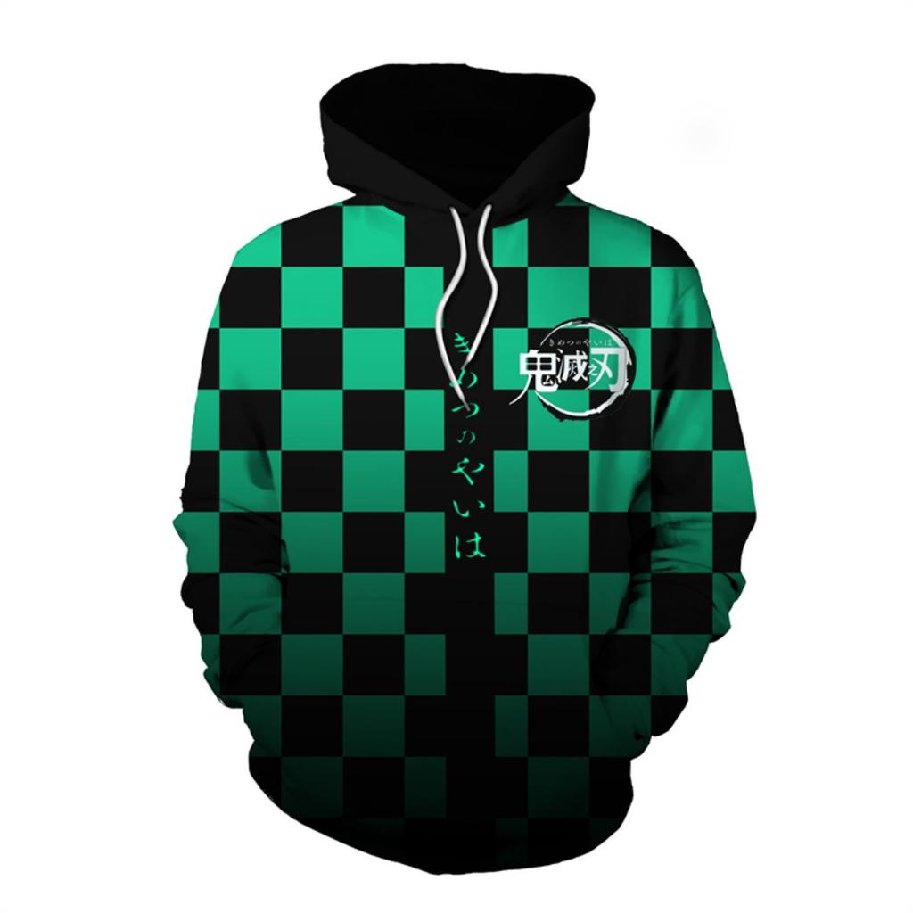 Anime Demon Slayer Kimetsu No Yaiba 3D Hoodie Sweatshirts Agatsuma Zenitsu Tomioka Giyuu Cosplay Men Coat Outfit