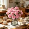 Artificial Flowers Silks Ball Chrysanthemum Home Room Table Wedding Bridal Bouquet Decora Festival Outdoor Garden Yard DIY Gifts