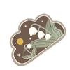 Absorbent Cushioned Toilet Kitchen Shower Room Toilet Door Mat Non-slip Quick Drying Mat Diatom Mud Bathroom Mat