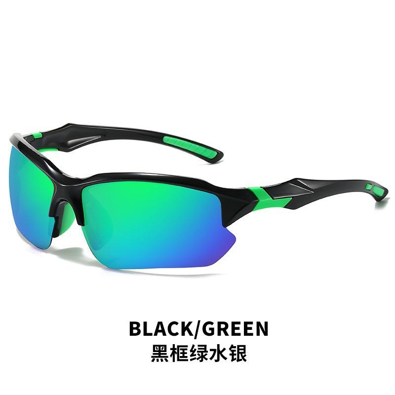 Outdoor European and American style trend cool fashion sports glasses night vision blackout driving cycling sunglasses men and women