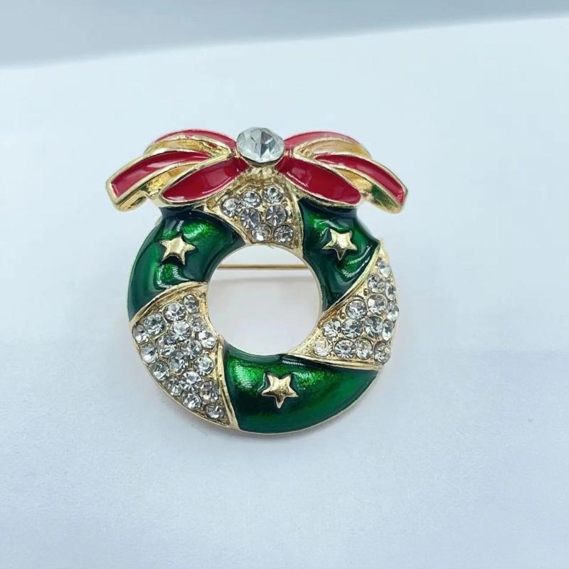 Artistic Brooch Collection Christmas Theme Stylish Suit Accessories Casual Brooch Present for Fashion Enthusiasts