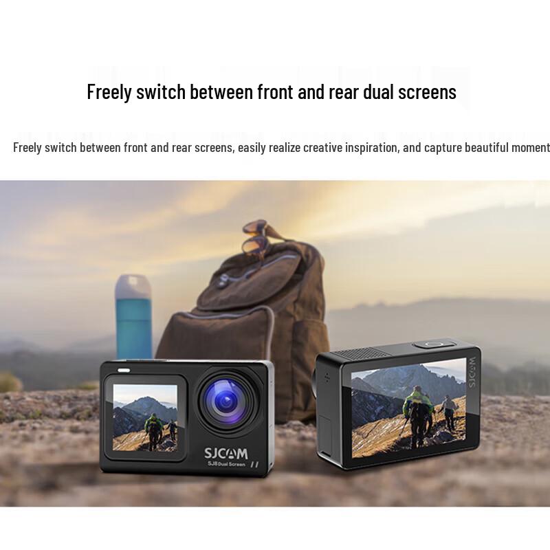 

SJCAM SJ8 Dual Screen 4K Action Camera with 128GB Memory (CN version)