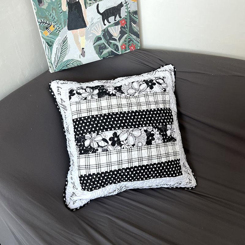 Bohemia Flower Povlak na polštář 45x45 Tištěný povlak na polštář Bílý Luxusní Sametový Měkký Povlak na polštář pro Domácí Dekoraci