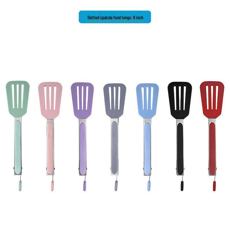 Silicone Kitchen Utensil Set: Ladle, Spatula, Scraper, Turner, Oil & Basting Brushes, Whisk, Tongs for Cooking & Baking.