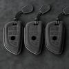 Luxury Suede Leather BMW Car Key Case Cover for F07 F10 F20 F25 F30 F48 G20 G30 X1 X3 X5 - Keychain Holder