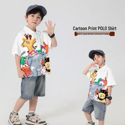 Boys' Summer Round Neck T-Shirt