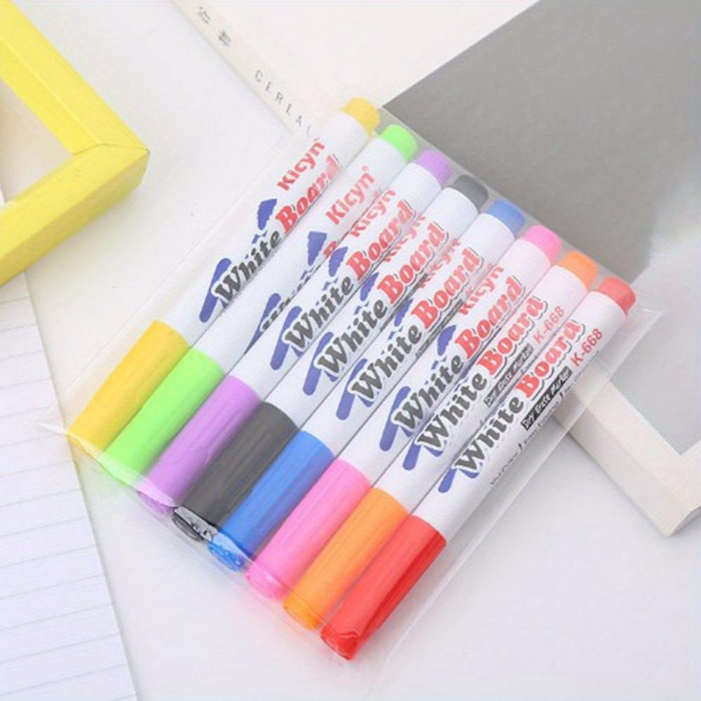 

Floating Watercolor Marker Pens Set - 8/12 Colors, Thin & Thick Tips with Spoon for Creative Graffiti Art on Water Surfaces